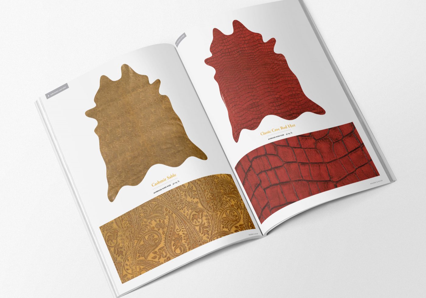 Catalog Design |  hospitality leathers